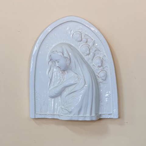 Enameled Ceramic Madonna